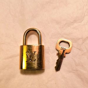 Louis Vuitton Padlock Lock and Key #309